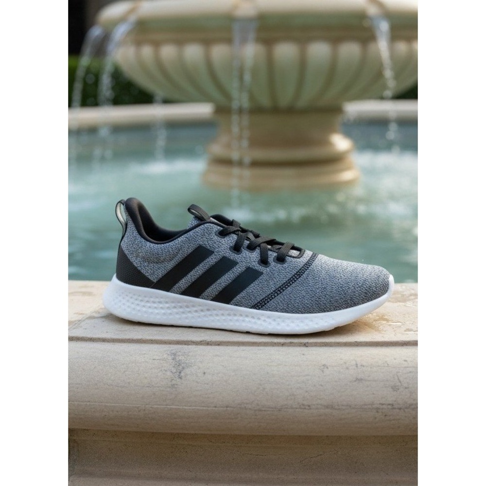 Adidas Puremotion Mens 11 Grey Black Running Shoes‎ ~ Sanitized